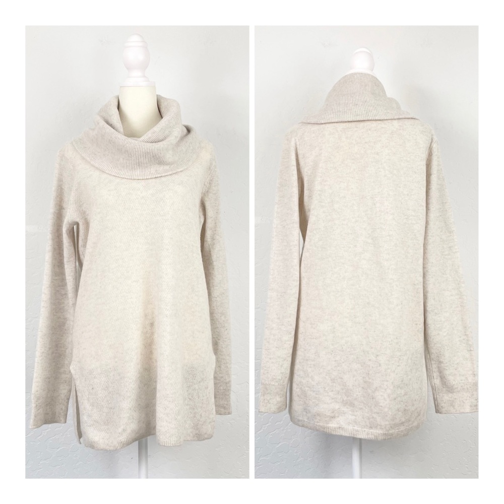 Max Studio 100% Cashmere Cowl neck Sweater